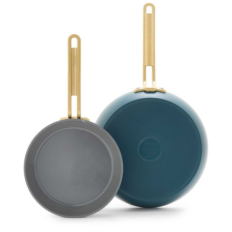 GreenPan Stanley Tucci 2pc Frypan Set - Venetian Teal image number 0